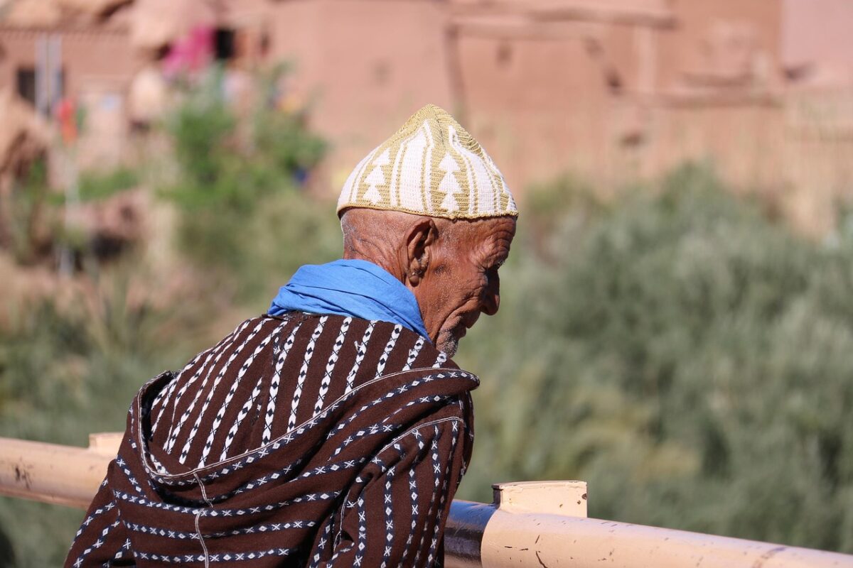 Moroccan people showing traditional culture and hospitality